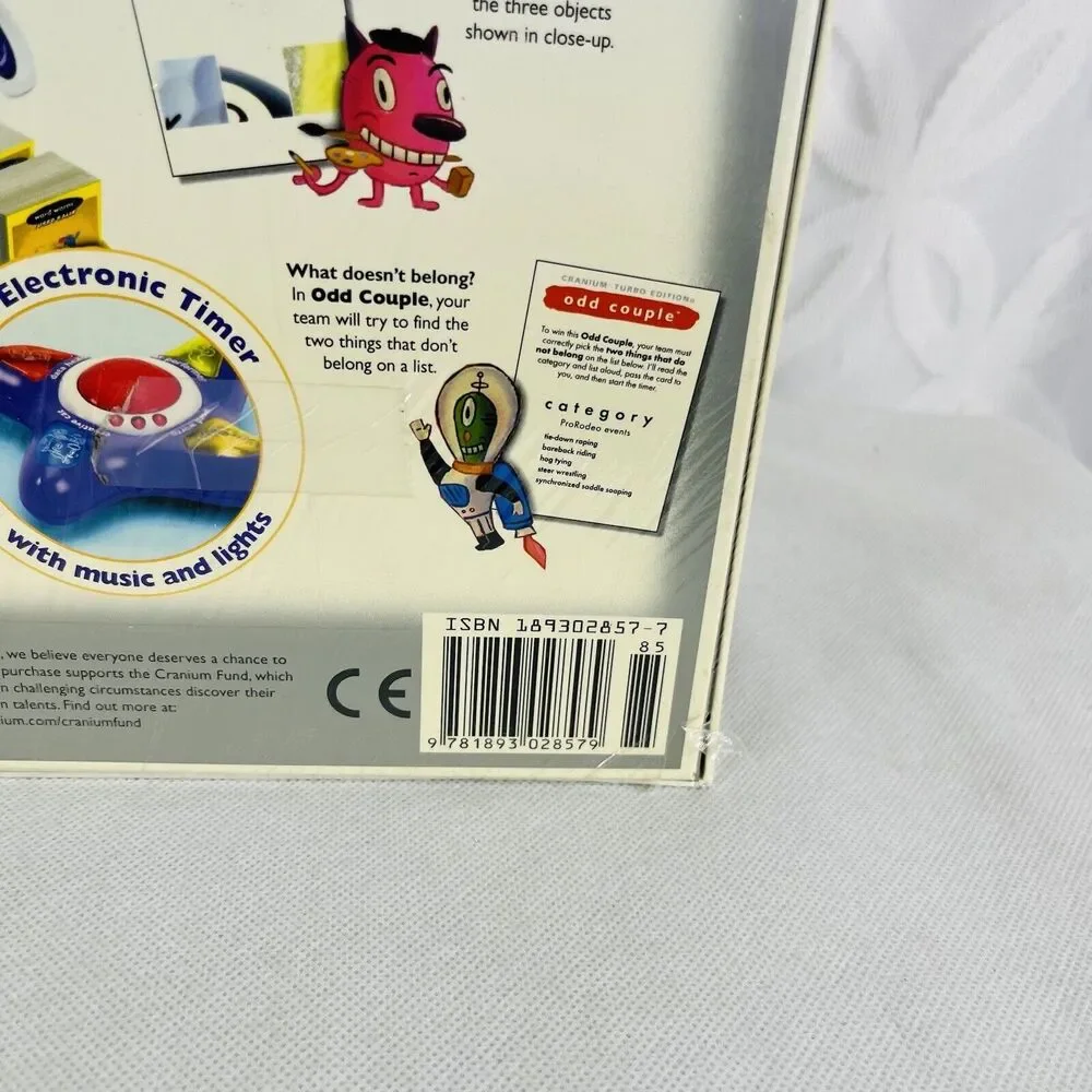2004 Cranium Turbo Edition Family‎ Board Game Adult & Teen Fun Facts